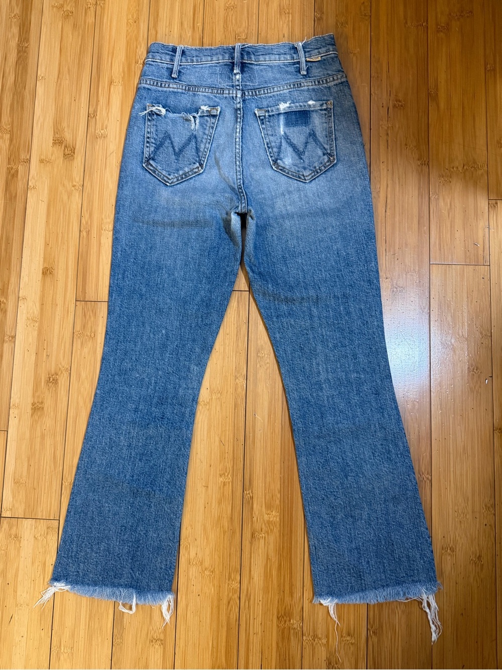 MOTHER SUPERIOR The Hustler Ankle Fray Jeans Size 25 - Picture 3 of 16